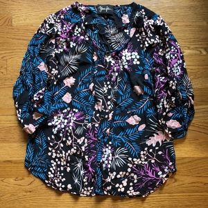 Yumi Kim silk floral blouse